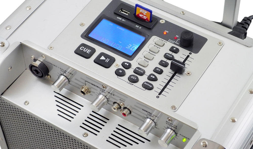 Buy PYLE PCMX265W Portable PA System With USB/SD, DJ Controls, And