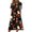 Black(Cartoon Ghost), variant on Halloween Womens Summer Dresses Novelty Halloween Party Graphic Cocktail Dresses Short Sleeve Trendy Loose Fit Flowy Midi Halloween Costumes Dresses Red M