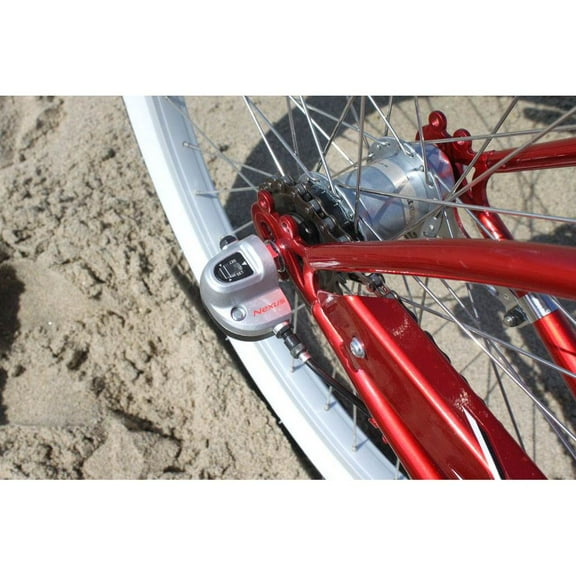 Firmstrong Urban Lady 3 Gear Speed Women's 26 Inch Wheel Beach Cruiser Bike, Red