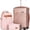 Champagne, variant on CONCEPTEN 3-Piece Carry on Luggage Set, 20 Inch Airline Approved Hardshell Suitcase with Spinner Wheels, Lightweight ABS Travel Luggage with TSA Lock, Backpack & Toiletry Bag,Beige