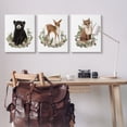 thumbnail image 3 of Stupell Industries Floral Woodland Animals Animals & Insects Painting Gallery Wrapped Canvas Art Print Wall Art, 24 x 30, Set of 3, 3 of 8