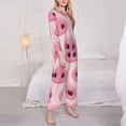 thumbnail image 3 of Lsque Pig Nose Pattern Long Sleeve Pajama Set for Women - Soft 2-Piece Sleepwear and Loungewear Set with Pockets, Comfy Nightwear-Medium, 3 of 7