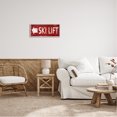 thumbnail image 2 of Stupell Industries Ski Lift Arrow Pointing Left Sports Painting Gray Framed Art Print Wall Art, 24 x 10, 2 of 8