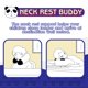 thumbnail image 4 of H HOMEWINS Almohada de viaje para niños pequeños – Almohada suave para el cuello, la cabeza y la barbilla, lindo animal cómodo en cualquier posición sentada para avión, coche, tren, lavable a máquina,, 4 of 5