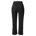 thumbnail image 7 of vigerkar 2025 Summer Women Casual Lightweight Drawstring Elastic Waist Pants with Pockets Black, XL, 7 of 7