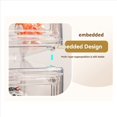 thumbnail image 5 of 5X Clear Acrylic Display Case 3 Tier Display Shelf, Stackable Protection Showcase with Magnetic Door for,5x Acrylic Display Case,Transparent, 5 of 5