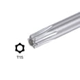 thumbnail image 4 of Uxcell T15 Tamper Proof Torx Wrench L Shape 3.98" Long Arm High Carbon Steel Hand Tool, 2 Pack, 4 of 6