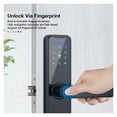 thumbnail image 4 of Bluetooth Smart Door Lock For Tuya Biometric Fingerprint Lock Keyless Entry With Passcode Smart IC Card And Tuya App ,Easy to Install, 4 of 7