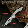 thumbnail image 6 of KQJQS Titanium Alloy MINI Folding Knife, Multifunctional Keychain Mini Portable Box Opener, 6 of 7
