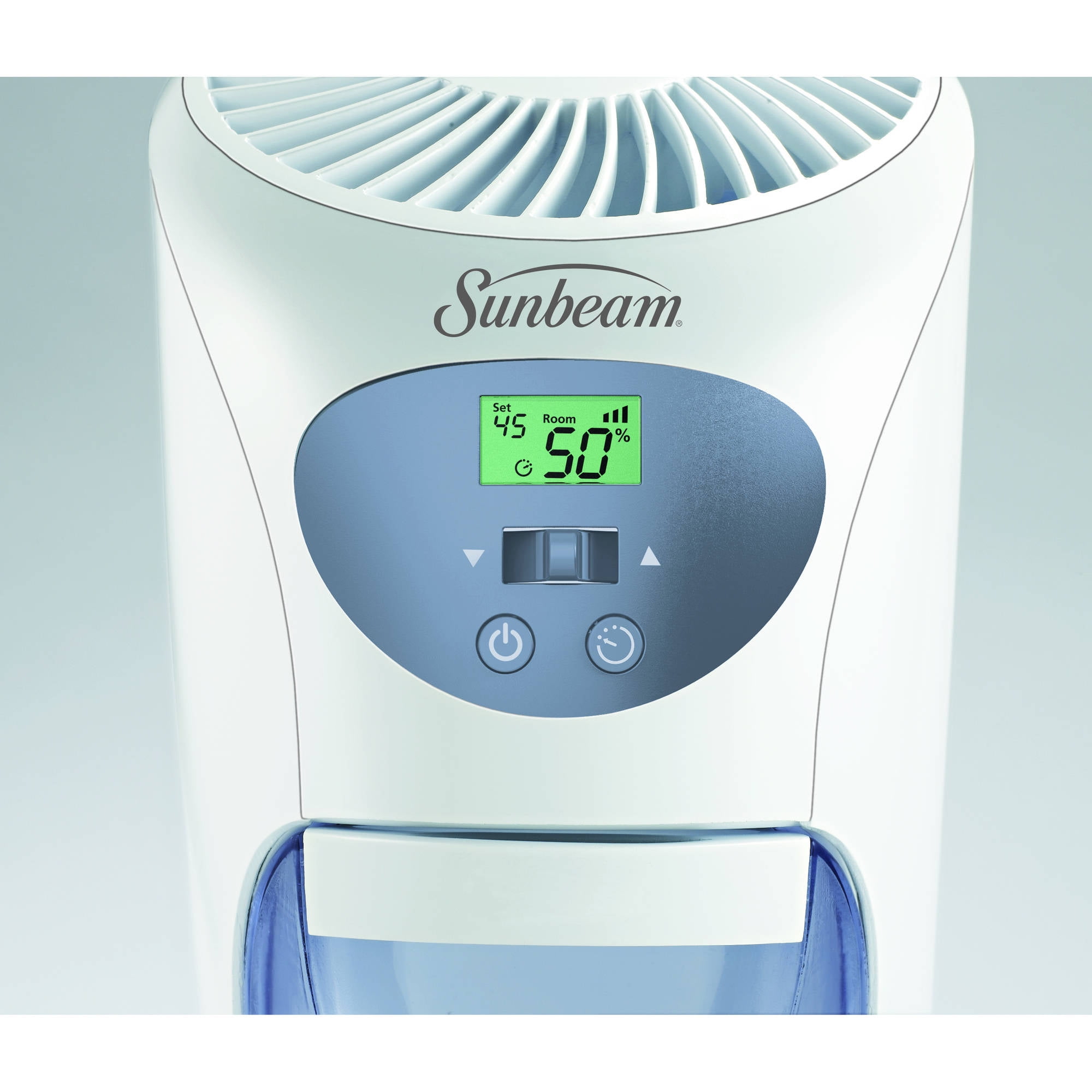 Sunbeam Tower 1.5 gal 500 sq ft Ultrasonic Cool Mist Humidifier White