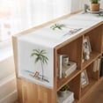 thumbnail image 6 of Table Runners 60 Inches Long Dress Scarves, Beach Coastal Farmhouse Kitchen/Dining Table Runner, Small Coffee Tablerunners, Summer Nautical Ocean Palm Tree Seaside 13x60 Inch, 6 of 9