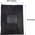 thumbnail image 3 of Mesh Equipment Bag Large - Mesh Basketball Bag with Front Pocket and Adjustable Shoulder Strap, Mesh Ball Bag for Outdoor and Water Sports Gears, 29 x 41 Inches, 3 of 3