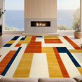 thumbnail image 2 of Design&I 5'x7' Ultra Soft Area Rug, Patchwork Abstract Geometric Contemporary Block Large Patterned None Fluffy Washable Non Shedding for Bedroom Living Room Home Office, 2 of 7