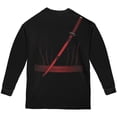 thumbnail image 2 of Halloween T-Shirt à Manches Longues pour Jeunes, Costume d'Assassin Ninja du Clan Rouge, 2 of 2