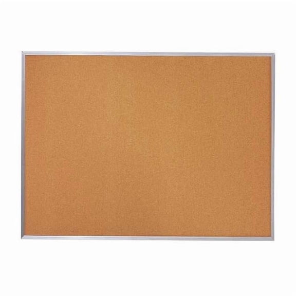 Quartet Bulletin Board,Cork,Aluminum Frame 85360