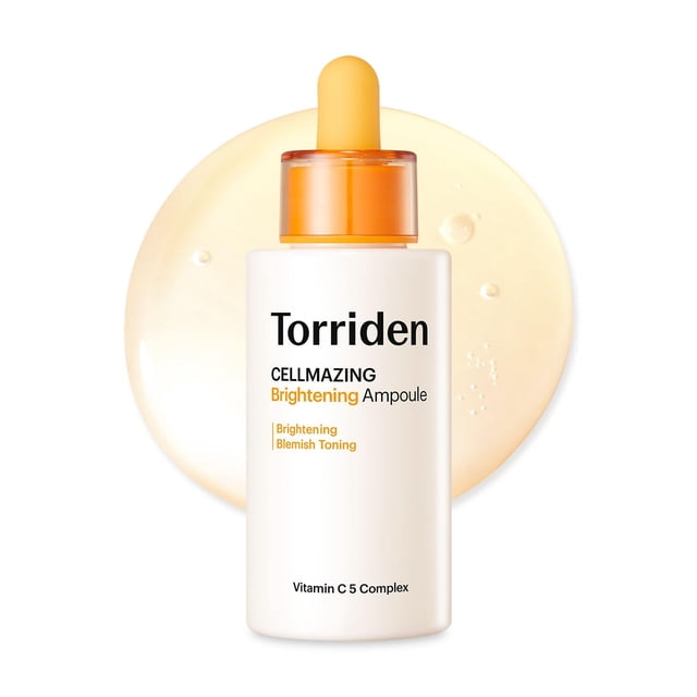 Torriden - CELLMAZING Vita C Ampoule 1.01 fl. Oz | Mildly Minimizing Sagging Pores and Refining Skin Texture using 5D Vitamin C, a Seaweed Complex, and Panthenol | Korean Skin Care