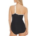 thumbnail image 2 of Anne Cole Signature Womens Meshing Around One-Shoulder One-Piece Style-22MO07101 Swimsuit, 2 of 2