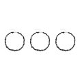 thumbnail image 3 of Guardoinrt Women Girls Beads Statement Necklace Fashionable And Versatile Addition black 3Set, 3 of 6