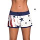 thumbnail image 5 of Traje de baño Ajustable Buena elasticidad Piernas de pantalón ensanchadas Pantalones cortos Traje de baño transpirable Diferentes tamaños Deportes acuáticos Estampado de estrellas blancas SG Greeniant OD020167-58B, 5 of 6