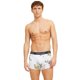 thumbnail image 3 of JACK&JONES Calzoncillos bóxer para hombre, lote de 7 - JACABSTRACT TRUNKS 7 PACK, algodón elástico Negro/gris/caqui/blanco S (Small), 3 of 7