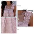 thumbnail image 4 of Camisetas sin mangas con volantes blusa sin mangas lavable elegante para ir de compras y citas ANGGREK Otros, 4 of 6