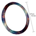 thumbnail image 4 of Galactic Planet 14.5 Inch Printing PVC Leather Auto Accessories Steering Wheel Cover for Car Wheel Covers, 4 of 6