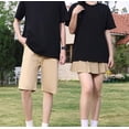 thumbnail image 4 of Unisex T-Shirt for Men Women 4 Pack Summer Tops Short Sleeve Beach Vacation Clothes Casual T Shirts, 4 of 5