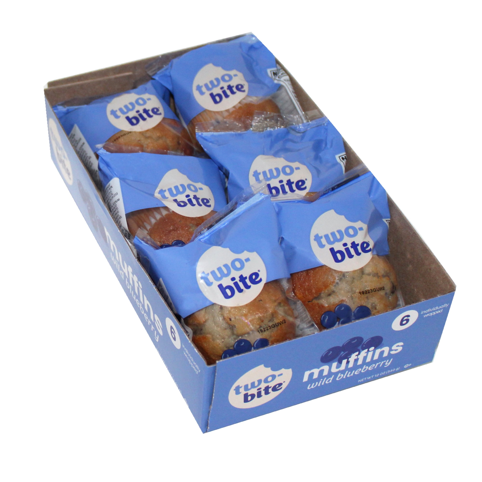 Two-Bite Blueberry Muffin, Individually Wrapped, 2 oz (Bakery Fresh, Breakfast Pastry)
