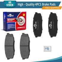 YXPCARS 4PCS Rear Brake Pads (D1304), Ceramic Pads for Toyota Land Cruiser 2008-2011 2013-2021 Sequoia 2008-2021 Tundra 2007-2021 Lexus LX570 2008-2011 2013-2021