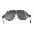 thumbnail image 2 of Extra Oversized Goggle Style Tear Drop Racer Plastic Sunglasses Slate Grey, 2 of 5