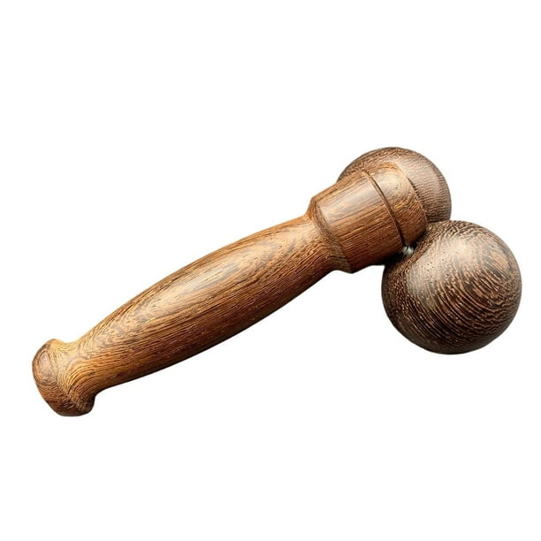 Rodillo de masaje de madera, rodillo facial, herramienta de masaje manual de fácil agarre para todo el cuerpo. asa corta