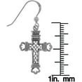 thumbnail image 2 of Jewelry Trends Sterling Silver Celtic Cross Dangle Earrings, 2 of 4