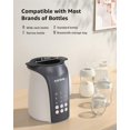 thumbnail image 4 of HAUTURE Bottle Warmer, 8-in-1 Fast Baby Bottle Warmer for Breastmilk and Formula, Auto Water Refill Accurate Temp Control, with Timer, Defrost, Sterilizing, Keep Warmer for All Bottles, 4 of 8