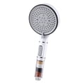 thumbnail image 1 of 5-Settings Filtered Shower Head with Pressure Boost Rainfall Spray High Flow Water Saving Design Easy Install ABS Material Universal Fit for Bathroom Kitchen Garden Hose, 1 of 9