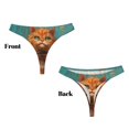 thumbnail image 3 of Fotbe Strong Kitten Lifting Weights Tanga Sin Costuras para Mujer con Estampado – Panties Invisibles, Transpirables y Cómodos para Uso Diario-X-Small, 3 of 6