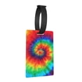 thumbnail image 7 of PAYOHTO Luggage Tags for Suitcases Spiral Tie Dye PVC Lable for Travel Bag, 7 of 7