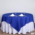 thumbnail image 4 of BalsaCircle Patriotic Veterans Day 6 Pieces 90" x 90" Royal Blue Square Tablecloths 4th of July Independence Day, 4 of 6