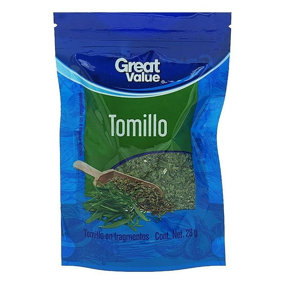 Tomillo Great Value en fragmentos 28 g