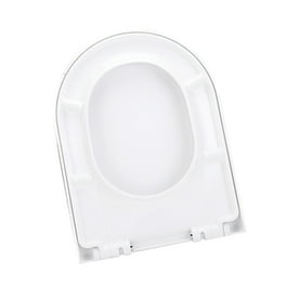 Slow Close Elongated Toilet Seat Cover, Anti Slam Hinges, Easy DIY Installation For Standard