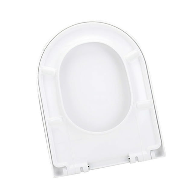 Asiento de inodoro universal de cierre suave blanco para reemplazo de baño doméstico Forma de U