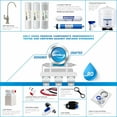 thumbnail image 3 of iSpring RO100 Under Sink 5-Stage Reverse Osmosis Drinking Water Filtration System High Capacity 100 GPD Fast Flow, 1:1 Pure to Waste Ratio, US Made Filters, 3 of 6