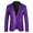 Purple, variant on Suit Jacket For Men Qiggri Sequin Blazer Men-Tuxedo Jacket Sequin Suit Men Sport Coats