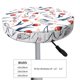 thumbnail image 4 of Disketp Tulips Flowers Funda Redonda para Taburete, Funda de Cojín para Silla de Bar Suave y Elástica-12 inch, 4 of 7