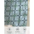 thumbnail image 6 of Sheer Curtains 45 Inch Length, Blue Flowers Semi Sheer Curtains Light Filtering Window Treatment, Farmhouse Country Abstract Floral Patterned Privacy Voile Drapes for Living Room Bedroom 52x45 Inch, 6 of 7