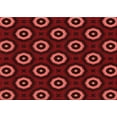 thumbnail image 1 of Ahgly Company Indoor Rectangle Patterned Crimson Red Area Rugs, 7' x 9', 1 of 6