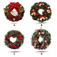 thumbnail image 3 of Injueey Guirnalda de mimbre de Navidad luz LED flor guirnalda colgante de Navidad decoración de pared de ventana decoración de adorno de vacaciones Kits de decoración para fiestas No.03 Injueey HA008484-03, 3 of 6