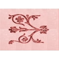 thumbnail image 1 of Ahgly Company Machine Washable Indoor Rectangle Transitional Light Rose Pink Area Rugs, 7' x 10', 1 of 7