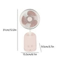 thumbnail image 3 of Boovnll Clip on Fan, Adjustable High Speed USB Rechargeable Lightweight Compact Table Fan Quiet Desk Fan for Home, Bedroom, Office, Travel, Camping, RVs, Summer Gift, Mini Fan - Fan, 3 of 6