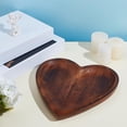 thumbnail image 2 of Heart Prayer Bowl Wooden Prayer Bowl with Christian Gifts for Women Heart Curved Shaped Decorative Bowl Resin Prayer Dough Bowl for Home Party Wedding Decoration 9.09"x8.66"x0.87", 2 of 5