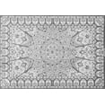 thumbnail image 1 of Ahgly Company Indoor Rectangle Medallion Gray Traditional Area Rugs, 2' x 5', 1 of 1